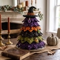 thumbnail image 1 of DIY Halloween Quilted Fabric Tree Kit, 3D Layered Fabric Sewing Craft Kit, 3D Padded Sewing Craft Project, Handmade Halloween Tabletop Decor for Mantel Shelf Home Display, 1 of 7