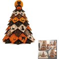thumbnail image 1 of DIY Halloween Quilted Fabric Tree Kit - 3D Layered Fabric Tree Quilting Sewing Art Craft kit - Handmade Halloween Holiday Tree for Home Decor, 1 of 6