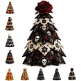 thumbnail image 1 of DIY Halloween Quilted Fabric Tree Kit, 3D Padded Sewing Craft Kit for Beginners, Handmade Fabric Tree Decor Seasonal Mantel Shelf Display Gift for Craft Lovers Halloween Decorations, 1 of 6