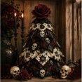 thumbnail image 1 of DIY Halloween Quilted Fabric Tree Kit - DIY Tree Patchwork Kit Halloween Tabletop Tree, Quilted Layered Craft Kit for Halloween Harvest Festival Table Decor.D, 1 of 5
