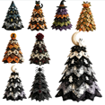 thumbnail image 1 of DIY Halloween Quilted Fabric Tree Kit, Ghost Moonlight DIY Tree Patchwork Kit, Quilted Layered Craft Kit for Halloween Harvest Festival Table Decor B, 1 of 6