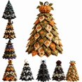 thumbnail image 1 of DIY Halloween Quilted Fabric Tree Kit, Ghost Moonlight DIY Tree Patchwork Kit, Quilted Layered Craft Kit for Halloween Harvest Festival Table Decor E, 1 of 6