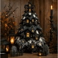 thumbnail image 1 of DIY Halloween Quilted Fabric Tree Kit, Ghost Moonlight Patchwork Craft Kit, Quilted Layered Tree for Halloween Harvest Table Decor, 1 of 6