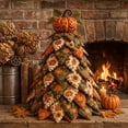 thumbnail image 1 of DIY Halloween Quilted Fabric Tree Kit,Halloween 3D Patchwork Kit (#E) | DIY Halloween Quilted Fabric Tree Kit,Halloween 3d Patchwork Art Kit, 1 of 8