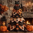 thumbnail image 1 of DIY Halloween Quilted Fabric Tree Kit,Halloween 3D Patchwork Kit (#H) | DIY Halloween Quilted Fabric Tree Kit,Halloween 3d Patchwork Art Kit, 1 of 8