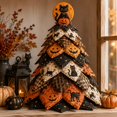 thumbnail image 1 of DIY Halloween Quilted Fabric Tree Kit, Multiple Cute Designs, Pumpkin, Cat & More, Superb Halloween Decorations for Party, Fun Craft Activity for Adults, Halloween Ornament for Home, I, 1 of 10