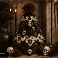 thumbnail image 1 of DIY Halloween Quilted Fabric Tree Kit , Quilted Patchwork Fabric Halloween Tabletop Tree, Autumn Mantel Ornament for Adult Rustic Farmhouse Seasonal Display, 1 of 6