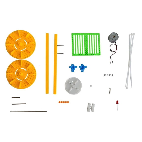 DIY Hand-cranked Water Turbine Generator, Hydroelectric Kit Can Be Hand-cranked Water Turbine Generator, Student Physics Experiment Model,Fun Science Project Kit