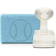 thumbnail image 1 of DIY Handmade Soap Stamp Acrylic Clear Soap Baseball Chapter Imprint Embossing with Handle 1.57" Embossing for DIY Arts Crafts Clay Cookie Pottery Biscuits Making Projects Gifts DIY, 1 of 8