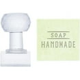 thumbnail image 1 of DIY Handmade Soap Stamp Soap Embossing Stamp Acrylic Stamp with Handle Rectangle Soap Chapter Imprint Stamp DIY, 1 of 8