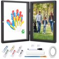 thumbnail image 1 of DIY Handprint Kit 1-Pack – Wooden Photo Frame with Acrylic Paints for Couples Family Baby Shower Gift, 1 of 8