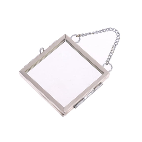 Giaone DIY Hanging Glass Metal Photo Picture Frame Flower Plant Specimen Portrait Display Holder Home Decor