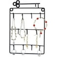 thumbnail image 1 of DIY Hanging Jewelry Organizer 3 Layer Metal Wall Mounted Holder Jewelry Display Rack with 10 Hanging S-Hooks for Earrings Necklaces Bracelets and Rings Jewelry Holder Stand DIY, 1 of 7