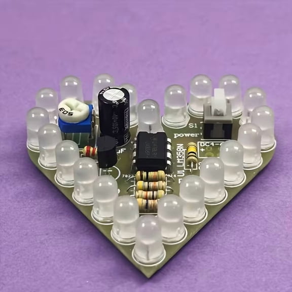 DIY Heartbeat Breathing Sensor Soldering Kit for STEM Beginners Learning