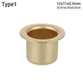 thumbnail image 1 of DIY Home Decoration Valentine's Day Ornament Candle Craft Tapered Wax Making Candle Cups Metal 12X11X0.5MM TYPE1, 1 of 8