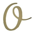 thumbnail image 1 of DIY House Address Letters Decorative Brass Wall Number Address Name Sign, Letter O, 1 of 1