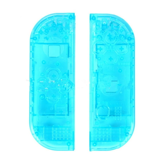 DIY Housing Shell Controller Cover Housing Shell Replacement for Joy-Con, Blue Transparent