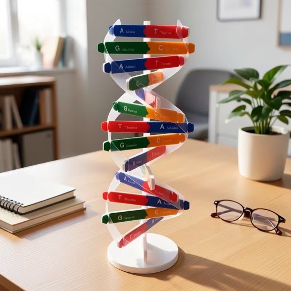 DIY Human Gene DNA Helical Model Kit - Educational Biology Science Experiment Tool for Students and Enthusiasts