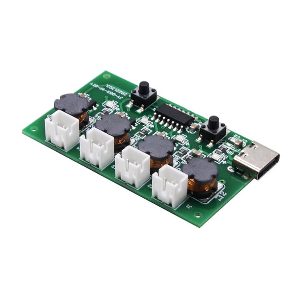 DIY Humidifier Mist Maker Module Kit With Circuit Board Controller 5V Atomizing Plate 108KHz Multiple Spray Modes Nebulizer For Indoor Air Humidification
