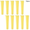 thumbnail image 1 of DIY Ice Cream Popsicle Maker - 10-Piece Yellow Silicone Mould Set for Homemade Ice Pops and Cubes, 1 of 8