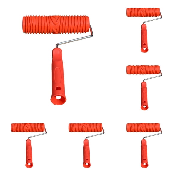DIY Imitation Wood Grain Tool Wood Grain Roller Grain Painting Tool Set 6PCS