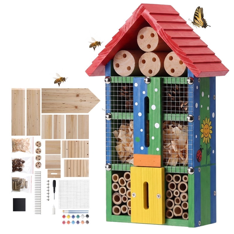 TT Nature DIY Insect Hotel Kit, Kids Gardening Toy, Build & Paint ...