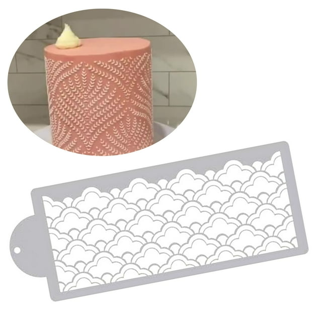 DIY Irregular Pattern Cake Decoration Template- PET Material, Multi ...
