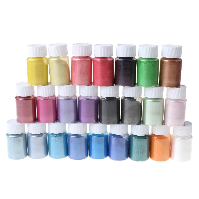 DIY Jewelry Crafts Natural Mica Mineral Powder Epoxy Resin Dye for Bath Soap Soy Wax Candle Making Dyes Pearl Pigment