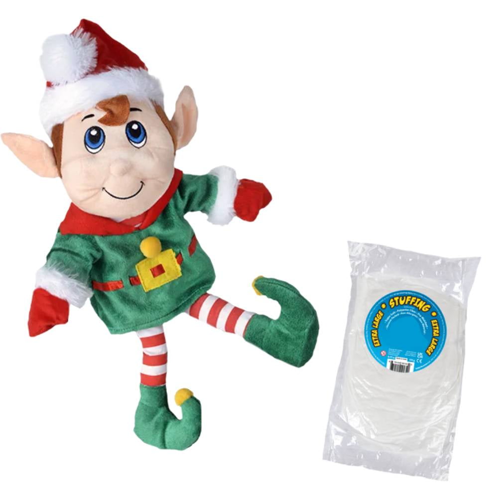 Plush Gear Jingle the Christmas Elf 16" DIY Plush Toy Kit with Soft ...