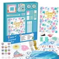 thumbnail image 1 of DIY Journal Kit for Girls - 48pcs DIY Journal Set for Tween & Teen Girls, Scrapbook & Diary Supplies Set, Cute Journaling Art Crafts for Kids, Cool Birthday Gifts for Teen Girls,Blue, 1 of 8
