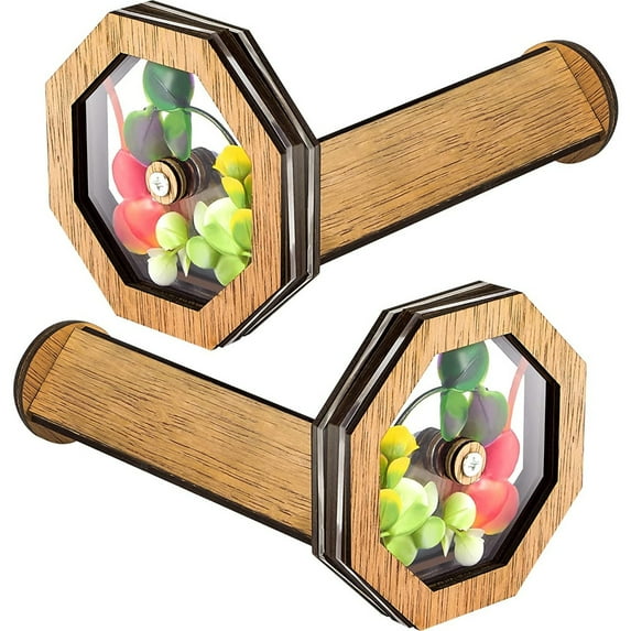 DIY Kaleidoscope 2 Pcs Make Your Own Kaleidoscope Kit Wooden Kaleidoscope Educational Kaleidoscope Toy for Science Nature Party Favor Creative Sensory Craft