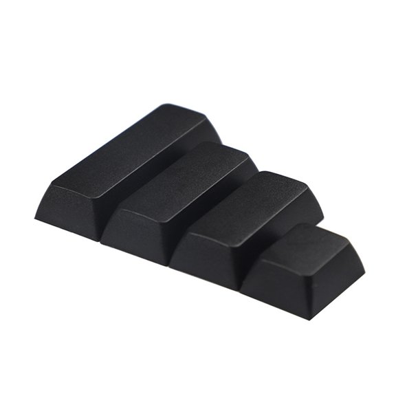 DIY Keyboard, 4pcs Durable PBT Keycap Creative XDA Convex Spacebar 1.25u 2u 2.25u 2.75u Gaming Keycap No Engraving