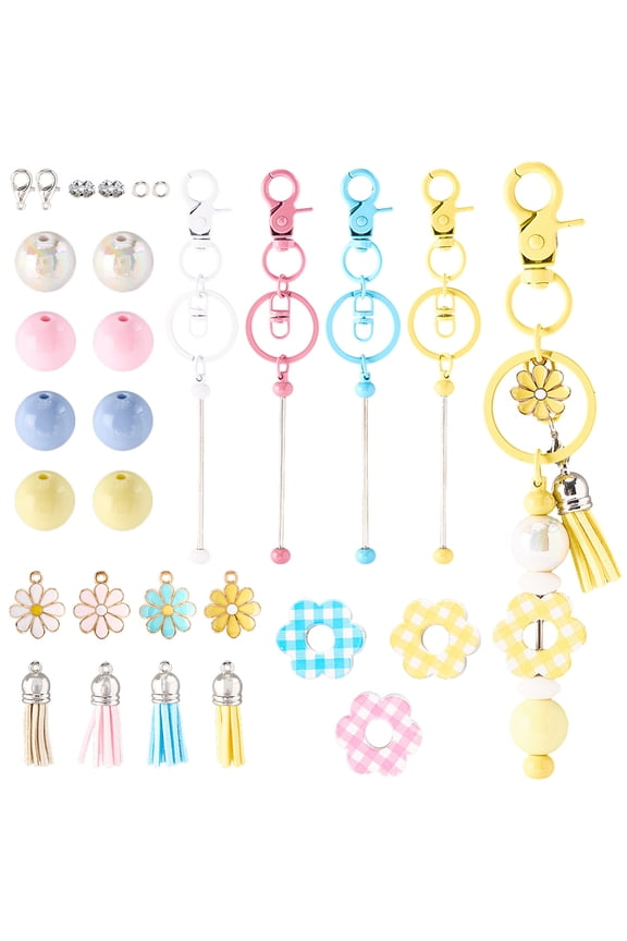 DIY Keychain Making Kits Mixed Color