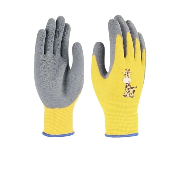 DIY Kids Safety Protection Gloves sturdy Waterproof Work Garden Non-Slip,Children Latex Gloves,Puncture-resistant,kitchen ,More Durable