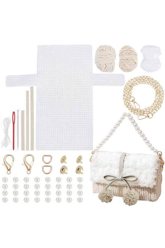 DIY Knitting Crochet Handbags Kit Mesh Plastic Canvas Kit for Shoulder Bags Crossbody Bags Embroidery Projects