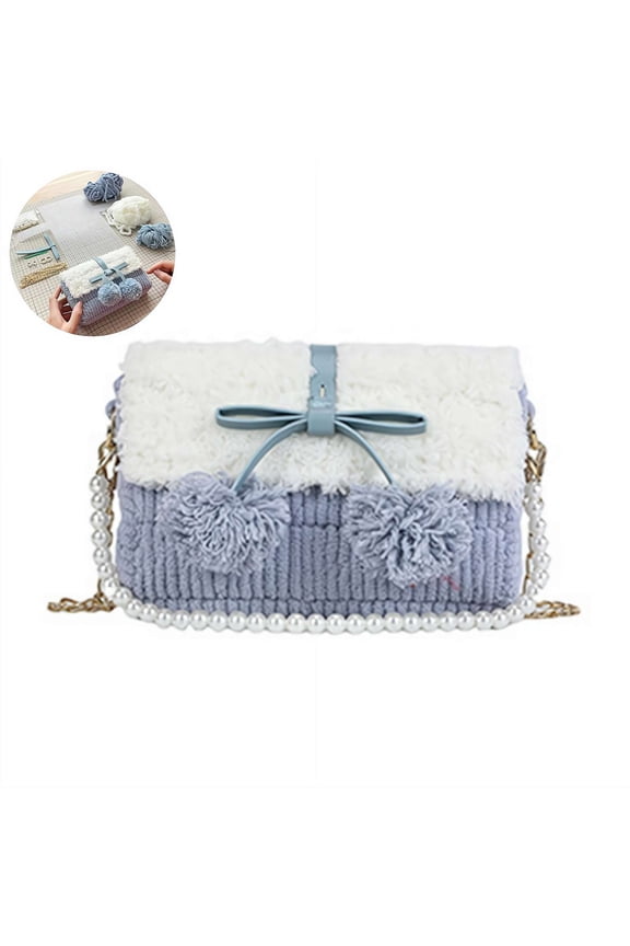 DIY Knitting Crochet Handbags Kit for Beginners, Includes Materials for Handbags Crossbody Bags, Create Your Own Stylish Handbags
