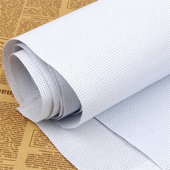 DIY Knitting Kit,Fabric 14 Medium Check White 100 Thick Fabric