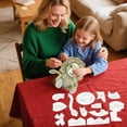 thumbnail image 1 of DIY Knitting Supplies,DIY Plush Sewing Pattern Kit Template With Pre Cut Shapes Easy To Follow Instructions For Handmade Stuffed Toy Ideal For Craft Enthusiasts & Beginner, 1 of 4