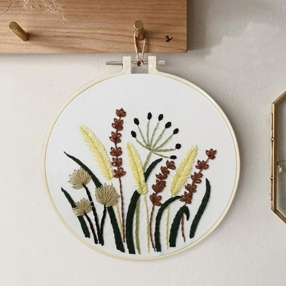 DIY Knitting Supplies,Embroidery Cross Stitch Kit Set for Beginners-Handmade Embroidery DIY Craft