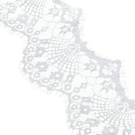 DIY Knitting Supplies,Eyelash Lace Trim Polyester Women's Clothing Accessory DIY Knitting Sewing Component