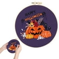 thumbnail image 1 of DIY Knitting Supplies,Halloween Embroidery Kit DIY Easy Embroidery Kit For Adults Beginners Stitching Kit Needlepoint With Pre Printed Fabric Hoop Thread Needles & Guidance, 1 of 9