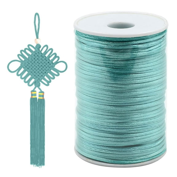 DIY Knitting Supplies,Satin Nylon Macrame String Chinese Wire Tie Red Rope