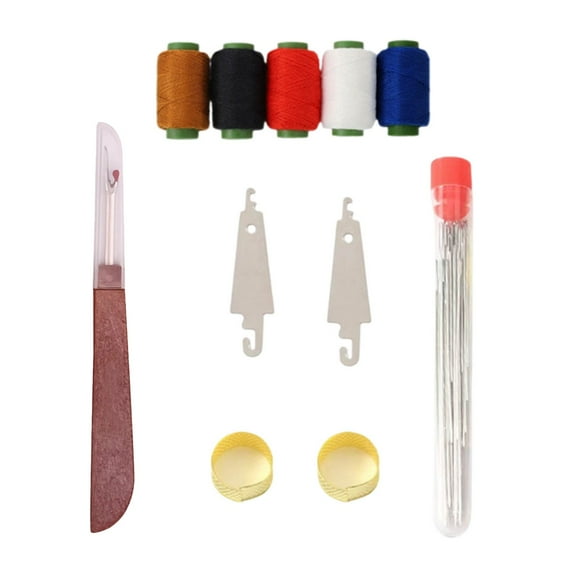 DIY Knitting Tool Set for Handmade Crafts Complete Metal Needlework Kit Including Threader and Accessories for Beginners and Experts