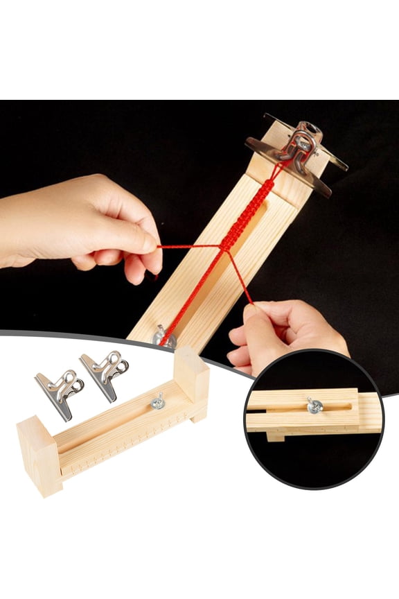 DIY Knitting Bracelet Maker, One Size, Brown