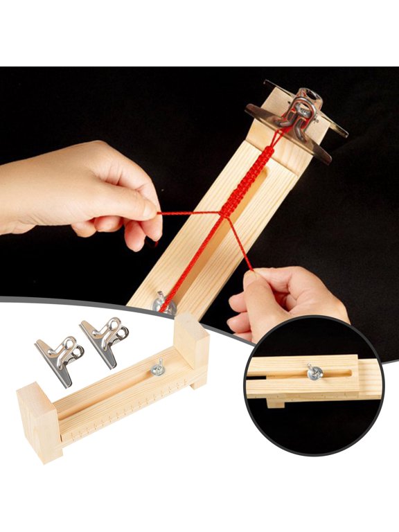 DIY Knitting Bracelet Maker, One Size, Brown