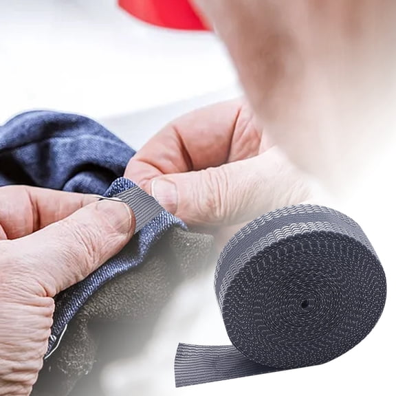 DIY Knitting and Sewing Supplies Heat Activated Tape for Adjustable Pant Leg Fixes and DIY Clothing Alterations,0.99 inch,Gray