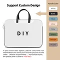 DIY Laptop Bag Laptop Sleeve Case Multi Size 12 13 14 15 17 inch Cartoon Rabbit Bag Computer Hand Bag Messenger Bag Laptop Case (Custom design,12inch)