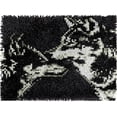 thumbnail image 1 of DIY Latch Hook Rug Kits Couple of Wolf DIY Cushion Tapestry Making Crochet Hooking Mat Making Kits With Printed Pattern Canvas DIY Carpet Needlework Kits of Home Decor 52x38cm (f28), 1 of 6