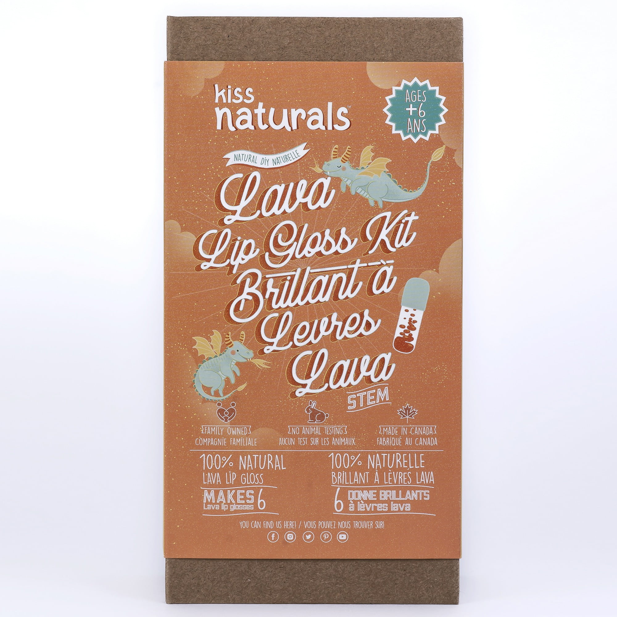 DIY Lava Lip Gloss Craft Kit for Kids