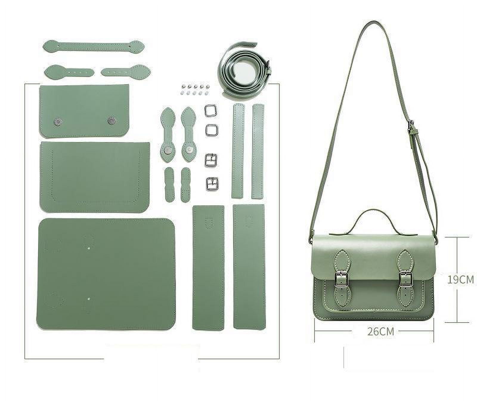 DIY Leather Bag Kits Adult DIY Kits Girls DIY Bag Kits Bag Making Kits DIY  Leather Kit Gifts（red）